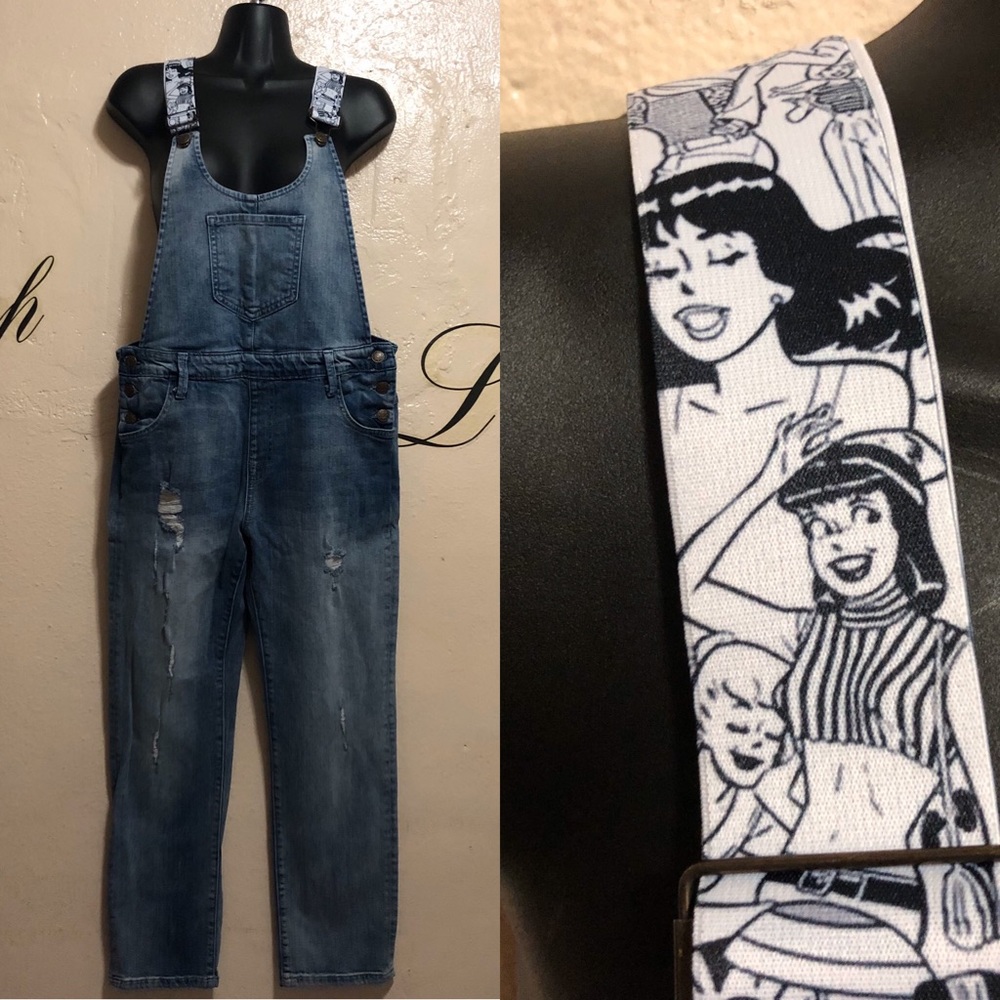 Betty & Veronica Comic Strip Overalls Archie’s